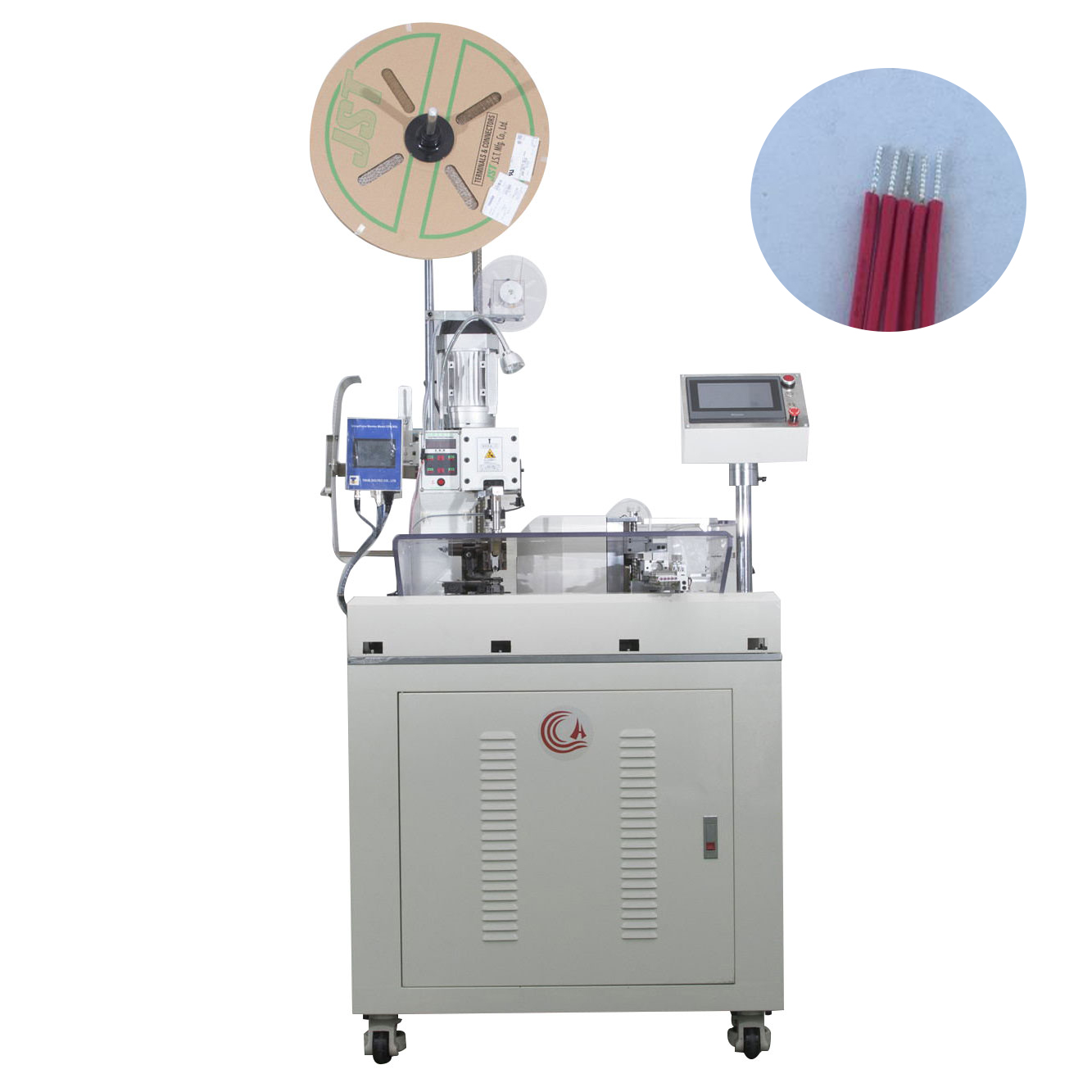 HC-10+NT全自動壓著、扭線沾錫機(jī)（一端壓接一端沾錫）